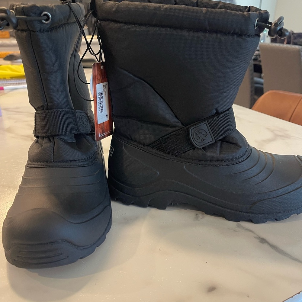 Northside Black Kids Snow Boots